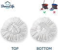 Mop Heads Replacements for O-Ceda Easy Wrin Spin System, Microfiber Refills, Easy Cleaning Mop Head Replacement White 6 Pack 1