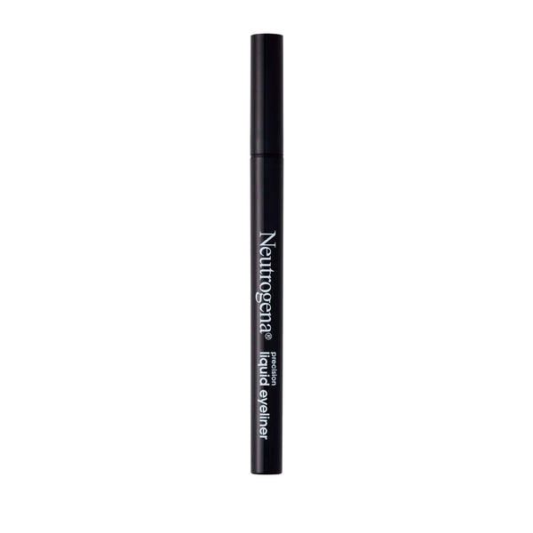 Neutrogena Precision Liquid Eyeliner with Honey & Coconut, Hypoallergenic, Smudge- & Water-Resistant Eyeliner Makeup for Precise Application, Jet