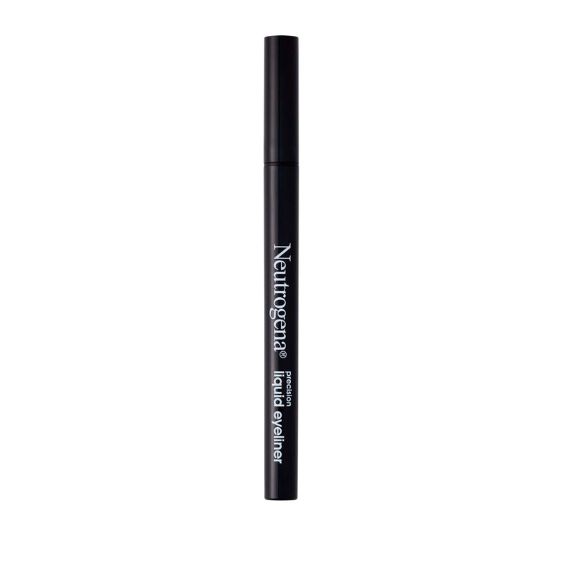 Neutrogena Precision Liquid Eyeliner with Honey & Coconut, Hypoallergenic, Smudge- & Water-Resistant Eyeliner Makeup for Precise Application, Jet