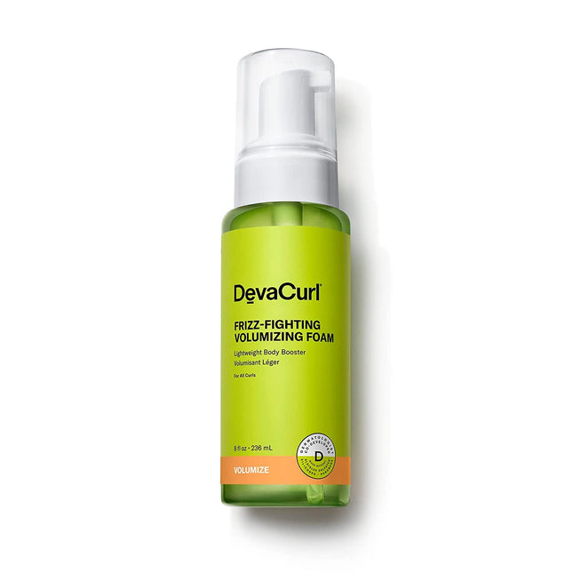 Devacurl Frizz-Fighting Volumizing Foam Lightweight Body Booster | Adds Volume a
