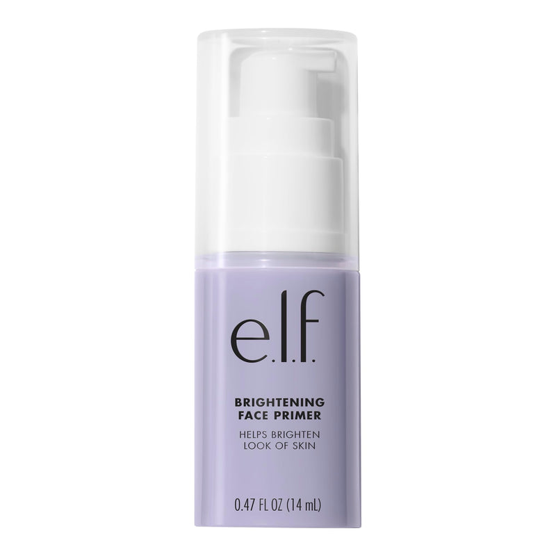 E.L.F. Brightening Lavender Face Primer, Face Makeup Primer for Neutralizing Uneven Skin Tones & Brightening Complexion, Vegan & Cruelty-Free