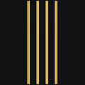 4 Pieces 12 inches 1/4 inch Brass Round Rods, Favordrory Brass Rods Lathe Bar Stock, 1/4 inch in Diameter 12 inches in Length 1/4"x12