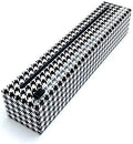 Chicwrap Houndstooth Refillable Plastic Wrap Dispenser - One 12" X 250' Roll of Professional Grade Plastic Wrap - BPA Free and Kosher Certified -