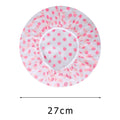 Shower Cap, 3 Pcs Waterproof Reusable Shower Caps Bath Hair Hat