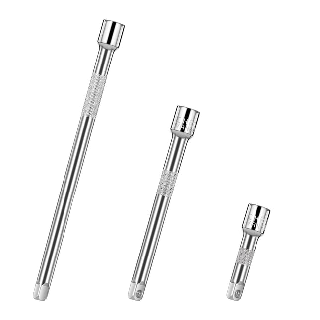 Molain 3Pcs 1/4Inch Socket Extension Set, Drive Extension Bar Set Includes 2''/50Mm, 4''/100Mm, and 6''/150Mm Inch Exten
