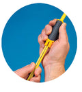 IDEAL Electrical 45-025 Lil Ripper Stripper Wire Stripper w/Slitting Blade, V-Notch, Flat Blade Clip