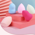 24pcs Makeup Sponge Blender Set - 21 Pcs Latex-Free Vegan Sponges with 3 Pcs Makeup Blender Holder, Beauty Cosmetic Foundation Blending Powder
