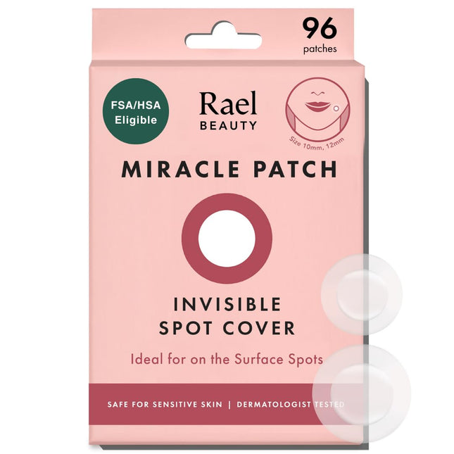 Rael Pimple Patches, Miracle Invisible Spot Cover - Hydrocolloid Acne Patch, Tre