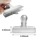 6 Pack Bag Clips, Stainless Steel Chip, Chip Clips Food Clip, Heavy Duty Air Tight Seal Kitchen Clip Snack Food Bag Clamp 6 Packs Sliver
