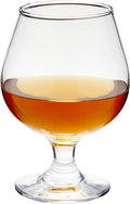 Juvale Cocktail Glasses - 13 Oz Clear Modern Short Stem, 4 Count, Lead-Free Crystal - Brandy Glasses & Cognac Balloon Snifters for Bourbon