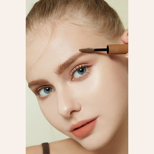 ETUDE Color My Brows - Natural Brown (4.5G) | Beeswax & Carnauba Wax | Eyebrow Mascara, Quickly Fixing Natural Eyebrow Makeup with Care Effect |