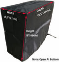 Medium Size CPU Dust Cover, Computer Desktop PC Mid-Tower [Antistatic, Waterproof] Jacket Protector, PC Case, Computer Dust Cover with Adjustable