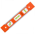 2pcs 9 inch Aluminum-Sided Magnetic Torpedo Level, Box Level Spirit Bubble level - Orange