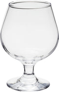 Juvale Cocktail Glasses - 13 Oz Clear Modern Short Stem, 4 Count, Lead-Free Crystal - Brandy Glasses & Cognac Balloon Snifters for Bourbon