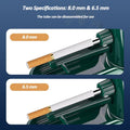 Electric Cigarette Rolling Machine Automatic Electric Cigarette Injector Machine Set with Metal Ashtray Cigarette Tips 3 in 1 Tubes for
