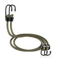 CanKing Bungee Cords 20 Inch Elastic Rope with Hooks Olive Green 2P | Versatile heavy-duty bungee cords with durable hooks for camping, travel,