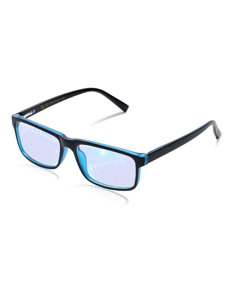 Blue Light Glasses for Women/Men Computer Reading Gaming Glasses Improve Sleep Reduce Eye Strain Gift Package Blue
