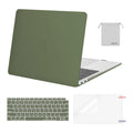 MOSISO Compatible with MacBook Air 13 inch Case M1 2021 2020 2019 2018 Army Green