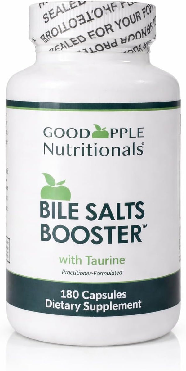 GoodApple Bile Salts Booster | Ox Bile + Taurine | Supports Fat Digestion & Healthy Bile Flow | Gallbladder Support | 180 Capsules*