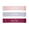 ALTA Mini Loop Bands for Exercise - Premium Durable Latex - Small Resistance Bands for Women, Booty Bands for Working Out, Leg Stretch Loops for