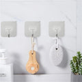 DGYB 20 Pcs Silver Adhesive Hooks for Hanging 22lb Self Adhesive Wall Hooks Heavy Duty Waterproof Sticky Hook for Shower Home Bathroom Kitchen