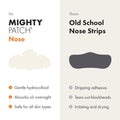 Mighty Patches for Nose Pores from Hero Cosmetics - XL Hydrocolloid Pimples, Zits and Oil - Dermatologist-Approved Overnight Pore Strips to Absorb