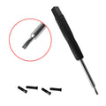 Replacement Screws for ray ban RB4147 BR4184 RB4190 RB4175 Sunglasses Repair Kit (Set of 4),Screwdriver (Black)