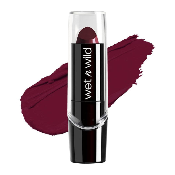 Wet N Wild Silk Finish Lipstick, Hydrating Rich Buildable Lip Color, Formulated with Vitamins A,E, & Macadamia for Ultimate Hydration,