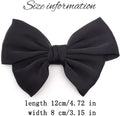 Tsangbaby Satin Bow Shoe Clips - Dots Solid Color Removable Elegant Wedding Party Shoe Buckle Bag Clothing Hair Accessories for Women Girls 2 Pcs
