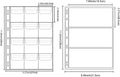 15 Sheets Plastic Coin 9-Hole 5 Sizes Pocket Pages Standard Coin Currency Money Pocket Inserts Collecting Sleeves for Coin Stickers Currency