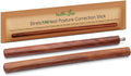 Healthandyoga™ Stretchnheal Collapsible Multi-Use Wooden Yoga Stick - Regular and XL - Portable Posture Corrector Pole, Stretch Mobility Stick, Physical Workout Exercise Dowel
