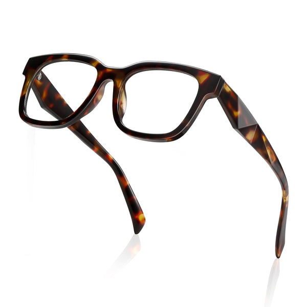 Kimorn Blue Light Blocking Glasses,Anti Eyestrain & UV Protection,Square Frame Glasses for Women and Men