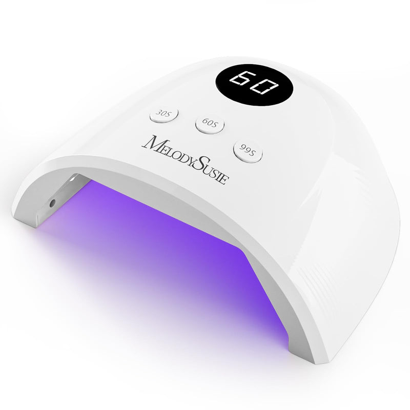 Melodysusie UV Nail Lamp, Plus30F UV Light for Gel Nails LED Nail Dryer with 3 Timer, Smart Sensor, LCD Display Fast Curing Gel Nail Polish Nail
