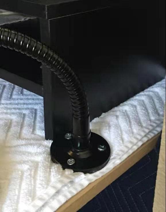 Gooseneck Table Microphone Mount - 5/8 Male, Black, 1Pack Microphone Stand Black