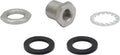 Stainless Steel Bulkhead Fitting 1/4" NPT Female Bulked Coupler Thru-Bulk Tank Fitting Connector (Pack of 2)