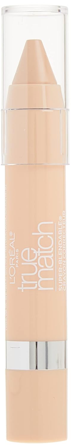 L'Oreal Paris True Match Super Blendable Crayon Concealer, Fair/Light Neutral, 0