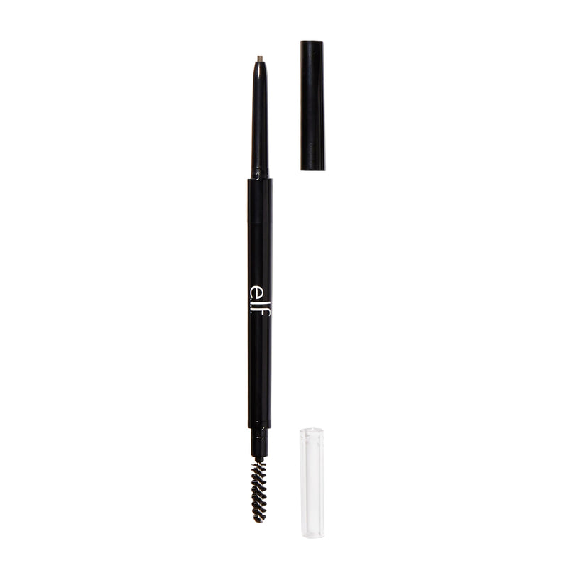 E.L.F. Ultra Precise Brow Pencil, Creamy, Micro-Slim, Precise, Defines, Creates Full, Natural-Looking Brows, Tames and Combs Brow Hair, Neutral