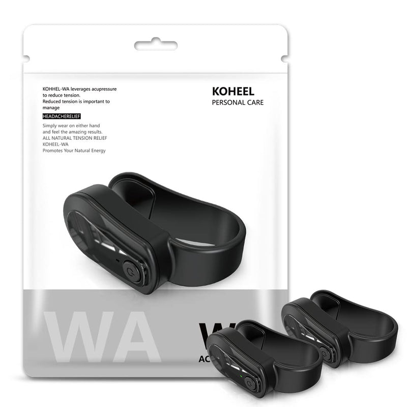 KOHEEL Wearable Acupressure Device for Headache, Migraine, Tension Relief - Support Acupressure Relaxation, Stress Alleviation, Soothing Muscle