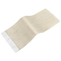 Easyouth Blonde Tape in Hair Extensions Human Hair White Blonde Human Hair Extensions Tape in 20pcs 14 Inch Softness Hair Extension Tapes in for