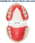 Healthyare Denture Do it Yourself Full Set of Top and Bottom Fake Teeth for Improve Smile