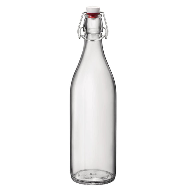 Bormioli Rocco Giara Bottle, 33.75 Oz, Clear