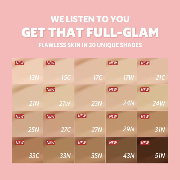 [*Mini Size*] TIRTIR All Cover Pink Cushion | Korean Cushion Foundation, (#21N Ivory, 0.15 Fl Oz) 0.15 Fl Oz (Pack of 1) 21N Ivory_New