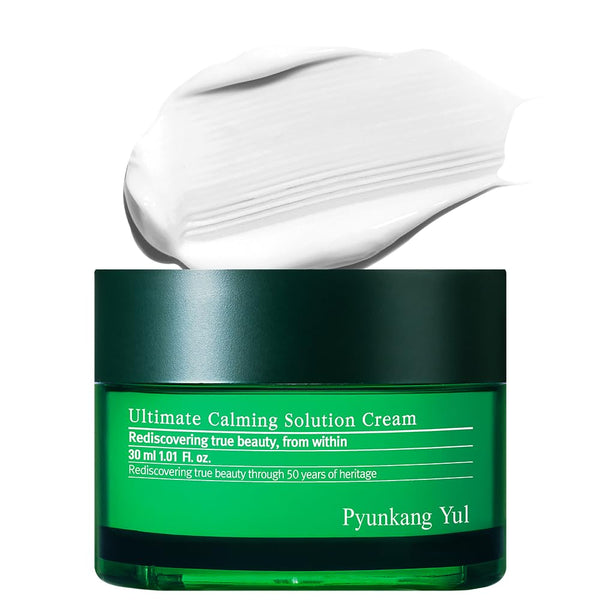 [PKY] Pyunkang Yul Ultimate Calming Solution Cream for Sensitive Skin with Patented Ingredients, Moisturizer Intensely Calms & Soothes Redness