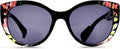BillyJoe Bifocal Sunglasses Reading Glasses Women 2-Pair Cateye Vintage Jackie Oval Uv Protection Sun Reader Black/Tortoise 2.0 x