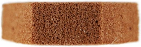 SoftTouch 3/8" Hexagon Self-Stick Noise Dampening Foam Cabinet Bumpers, 12 Pack, Tan, 12 Piece