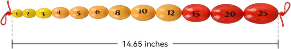 Wooden Prader Orchidometer, Prader Balls, Endocrine Rosary for Measuring Testis Scale in Clinic/Hospital for Endocrinologist and Pediatrician