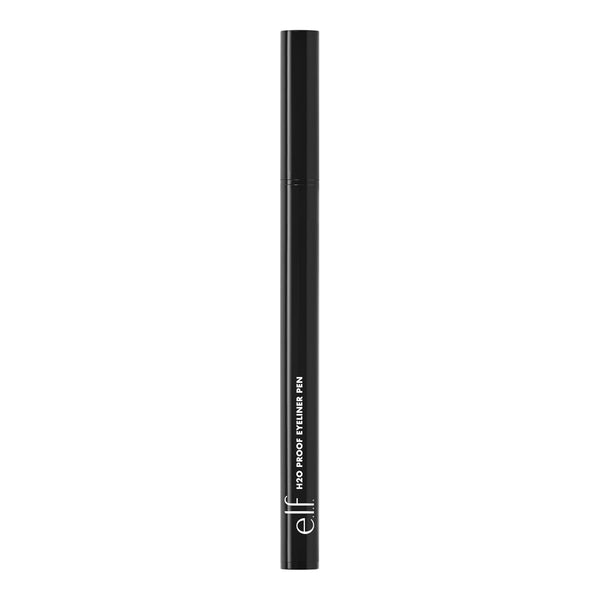 E.L.F. H2O Proof Eyeliner Pen, Felt Tip, Waterproof, Long-Lasting, High-Pigmented Liner for Bold Looks, Vegan & Cruelty-Free, Jet Black. 0.02 Fl Oz