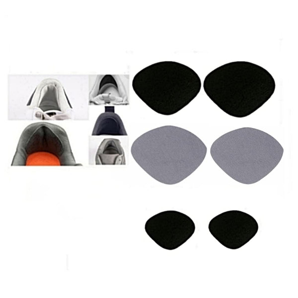 Shoe Heel Repair Inserts, Toe/Heel Hole Prevention Repair, Sneaker Hole Patch/Insert,Suitable for Wear - Resistant self-Adhesive, 2pairs of Black