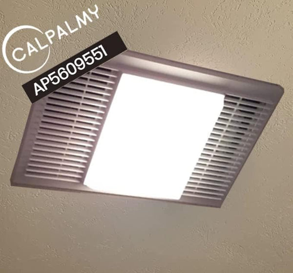 CalPalmy AP5609551 The Exact Replacement Compatible with 8’’ x 7’’ Bathroom Vent Fan Light Lens Cover – Made from Heavy Duty Plastic (Upgraded