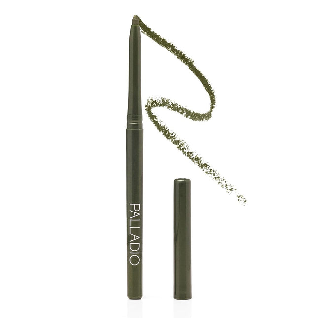 Palladio Retractable Waterproof Eyeliner, Richly Pigmented Color and Creamy, Sli